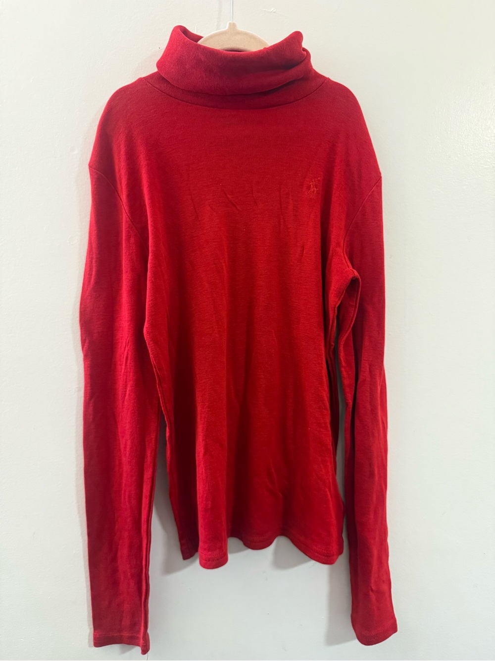 Polo by Ralph Lauren Red Turtleneck Sweater